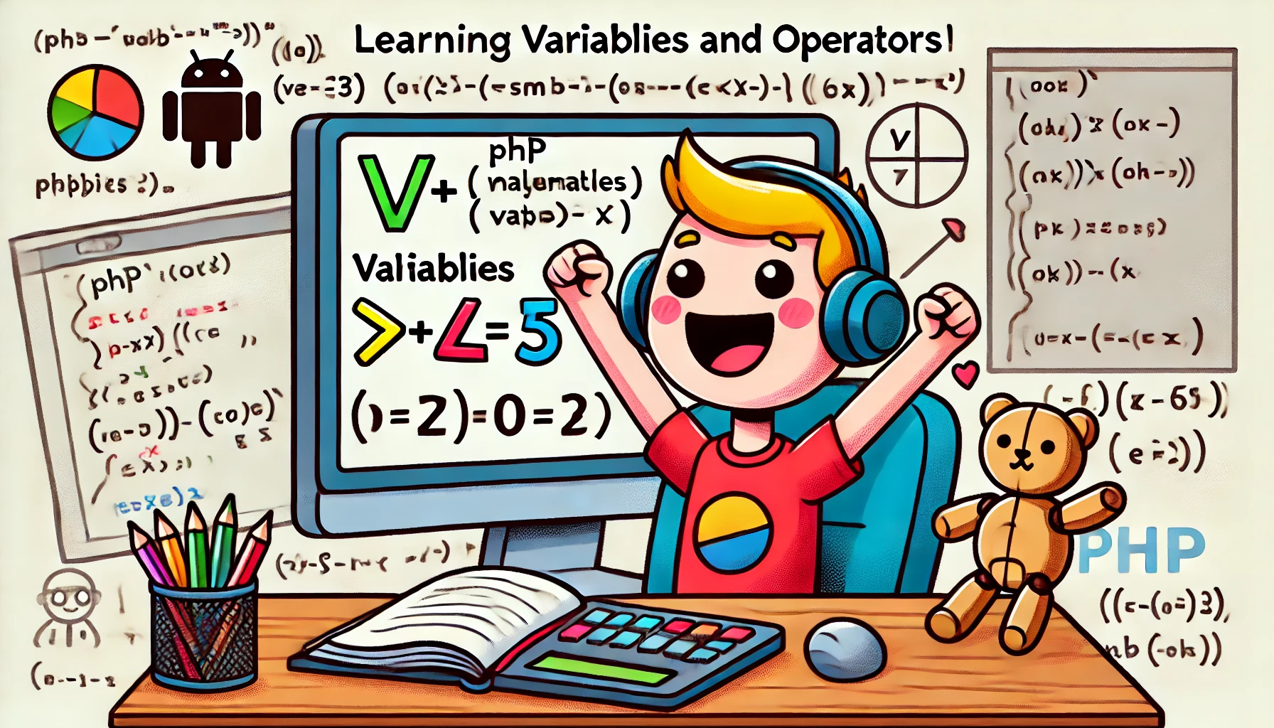 PHP-SKOLA Lektion 2: Variabler, datatyper och operatorer i PHP